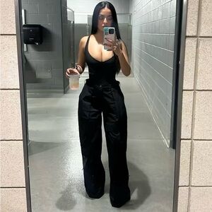 KHY Black Cargo Pants NWT